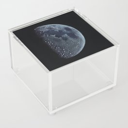 First Quarter Moon Acrylic Box