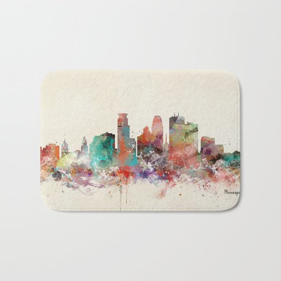 minneapolis minnesota Bath Mat