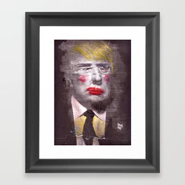 Tramps the Clown Framed Art Print
