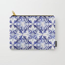 Azulejo V - Portuguese hand painted tiles Carry-All Pouch