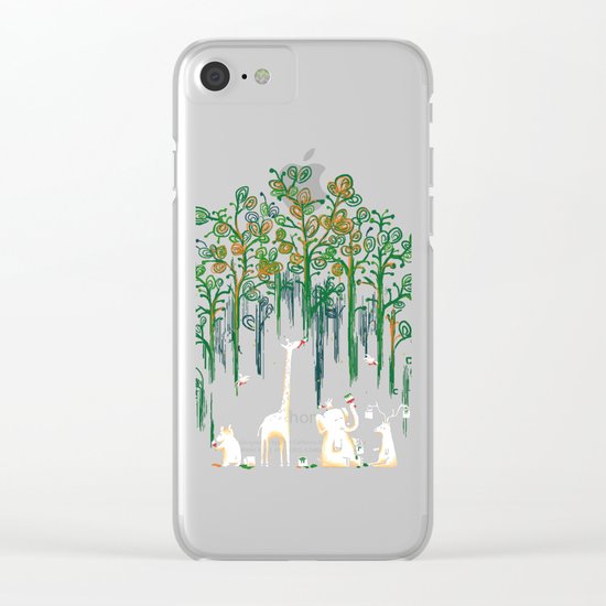 Re-paint the Forest Clear iPhone Case