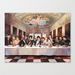 gangster movies last supper Canvas Print