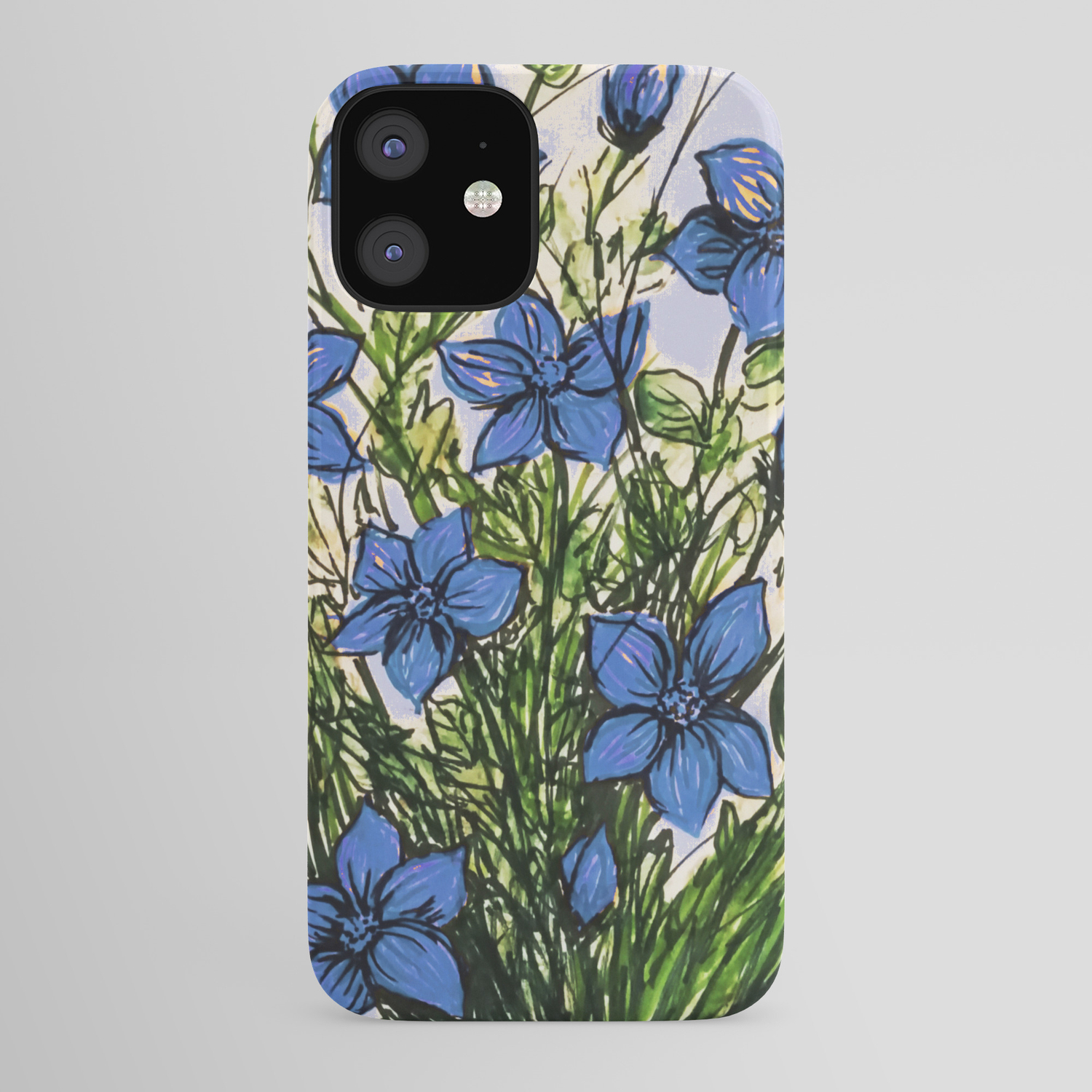 Corn Flour Blues Iphone Case By Rokinronda Society6