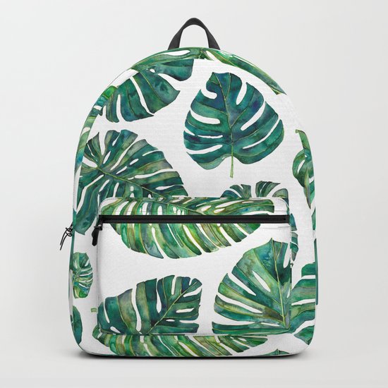 Tropical Leaves Backpack