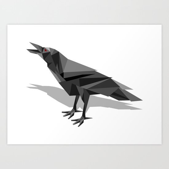 Raven Art Print
