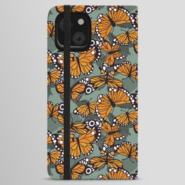A Flutter of Monarchs iPhone Wallet Case