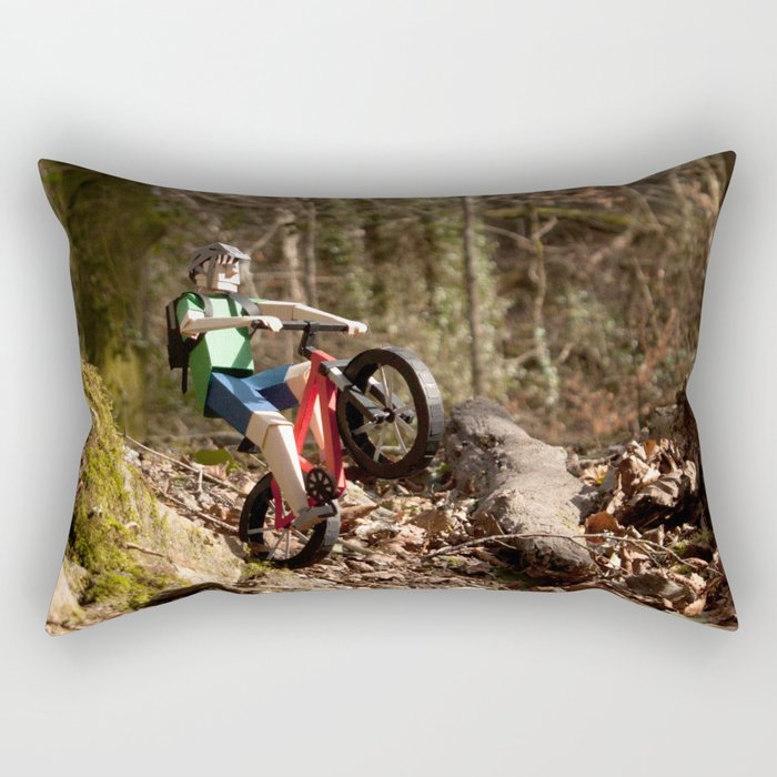 Where we're going we don't need roads Rectangular Pillow