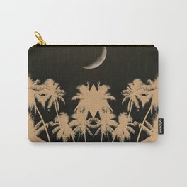 Summer palm tree by night Carry-All Pouch