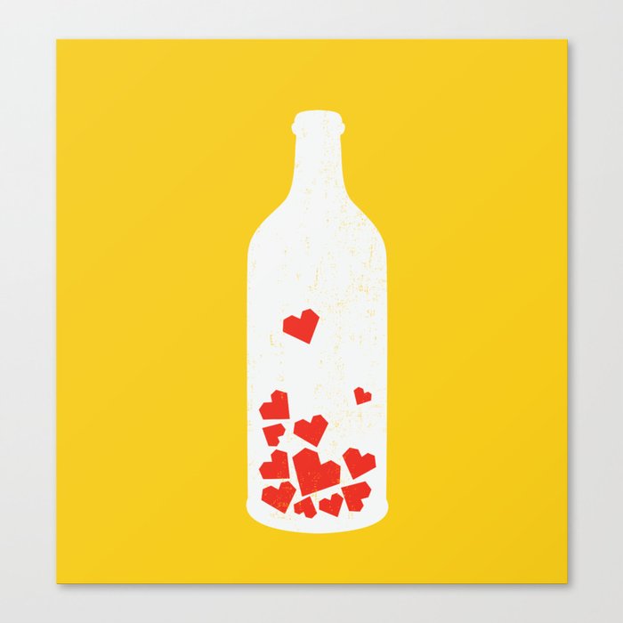 Message in a bottle Canvas Print
