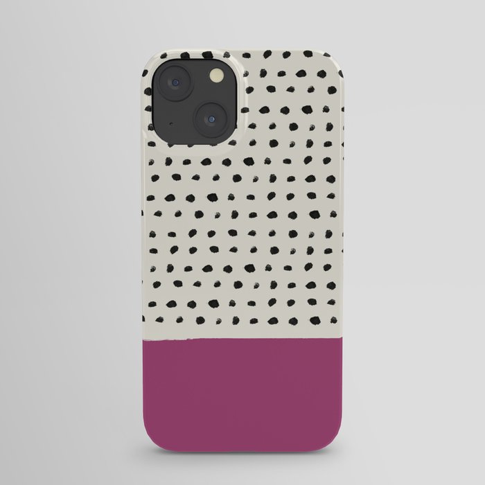 Raspberry x Dots iPhone Case