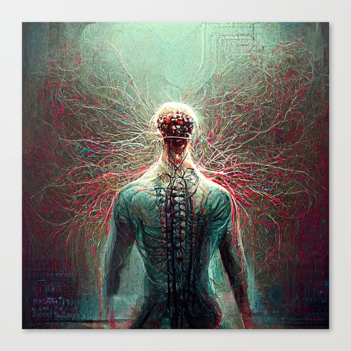 Cybernetic God Canvas Print