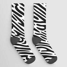 Zebra Skin Stripes Socks