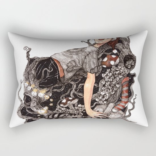 waiting for midnight, Santa Claus Is Coming to Town!!! Rectangular Pillow