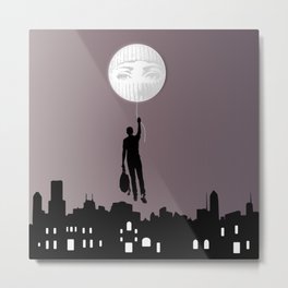 Trip with the moon Metal Print