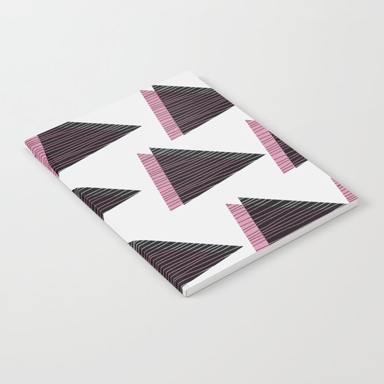 Pink Triangles III Notebook