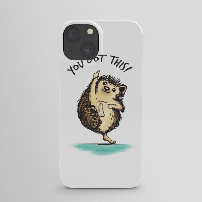 Motivational Hedgehog iPhone Case