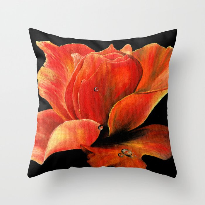 flower Throw Pillow