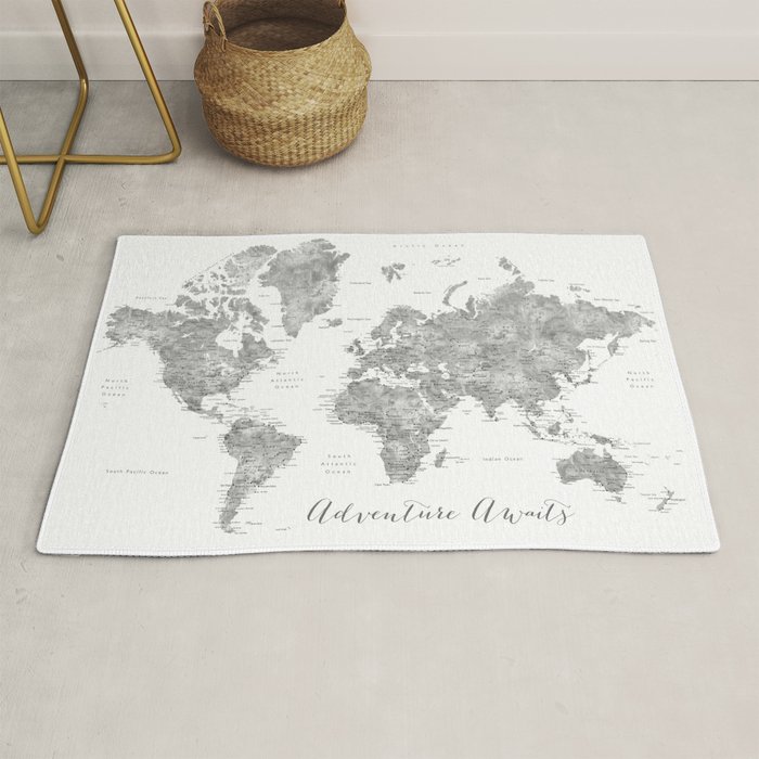 adventure awaits rug