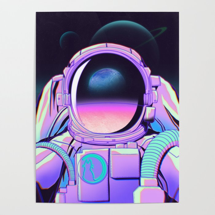 Space Travel 20XX Poster