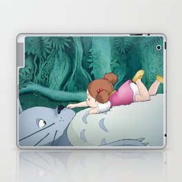 Mei on Totoro’s Fluffy Tummy Laptop & iPad Skin