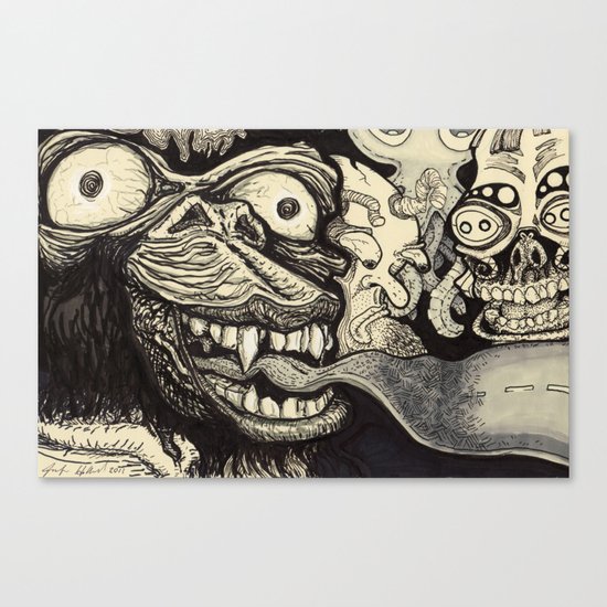 A wrong turn Canvas Print