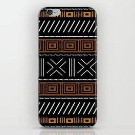 African Abstract Bogolan Pattern iPhone Skin