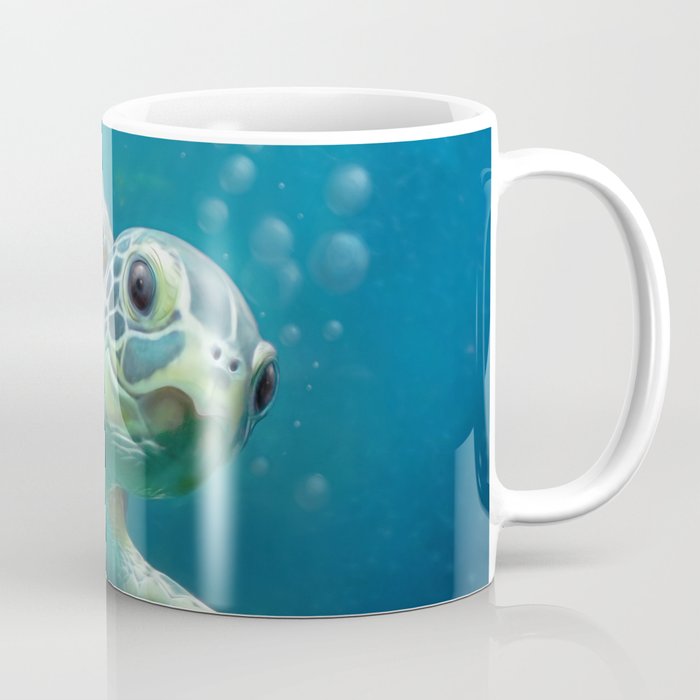 bubbles  the cute turtle Coffee Mug