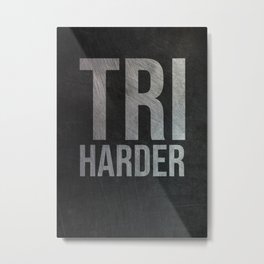 Triathlete Gift Idea Metal Print | Triathlons, Running, Runner, Cycling, Bike, Athlete, Swimming, Triathlete, Funny, Graphicdesign 