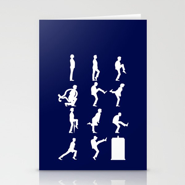 The TARDIS of Silly Walks Stationery Cards