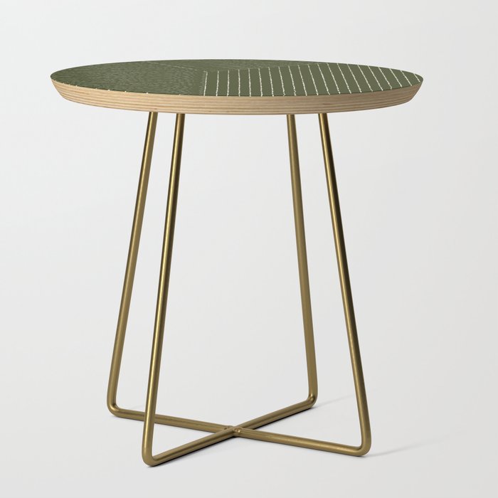 Lines (Olive Green) Side Table
