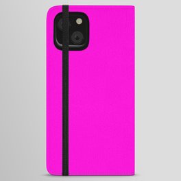 Fluorescent Neon Hot Pink iPhone Wallet Case