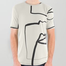 Abstract line art 12 All Over Graphic Tee