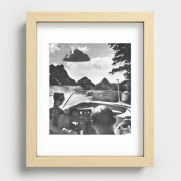 First Contact Recessed Framed Print
