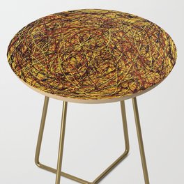 Abstract Oil Painting 3D   Side Table