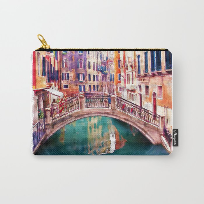 Small Bridge in Venice Carry-All Pouch