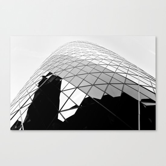The Gherkin Canvas Print