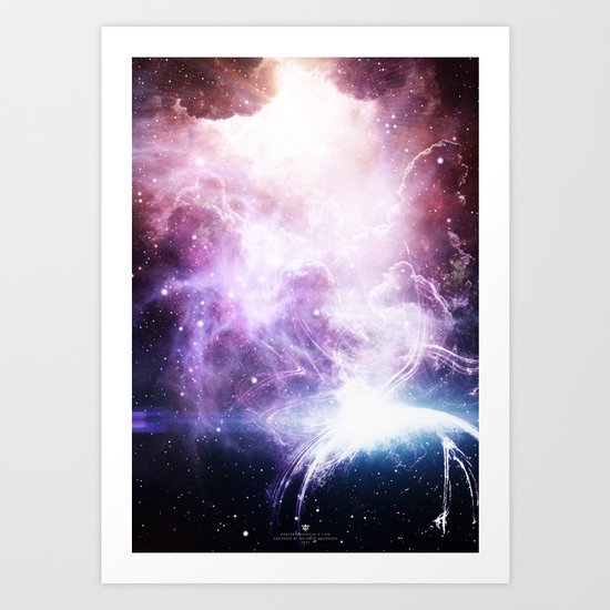 Space Cloudz Art Print