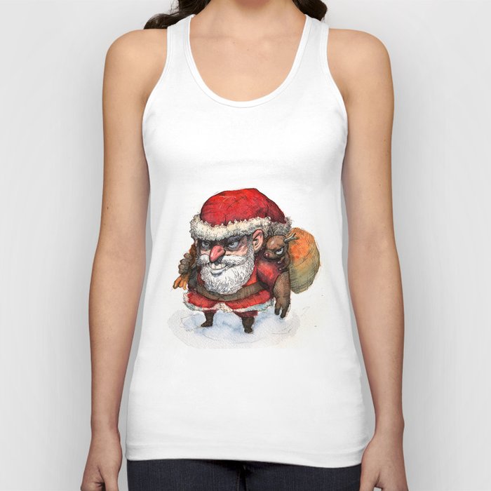 Santa and Rudolph Tank Top