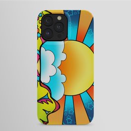 sunset - peter max inspired iPhone Case