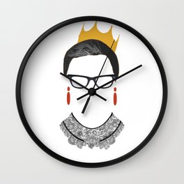 RBG Ruth Bader Ginsburg Drawing Wall Clock