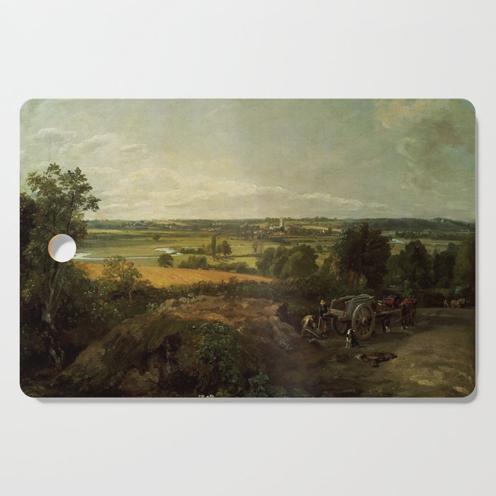 English countryside by John Constable Cutting Board