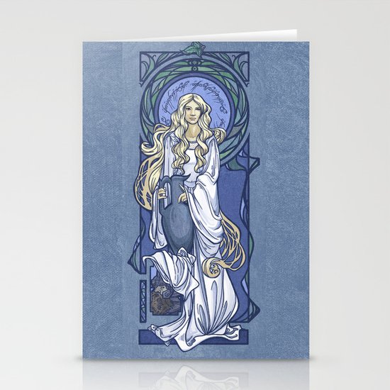 Galadriel Nouveau Stationery Cards
