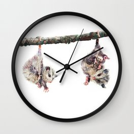 Opossum Wall Clock