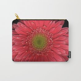Coral Gerbera Daisy Carry-All Pouch