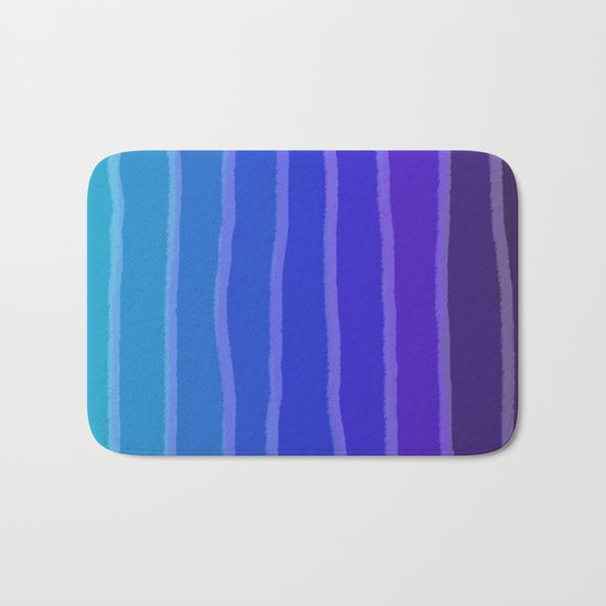 Vertical Color Tones #3 Bath Mat