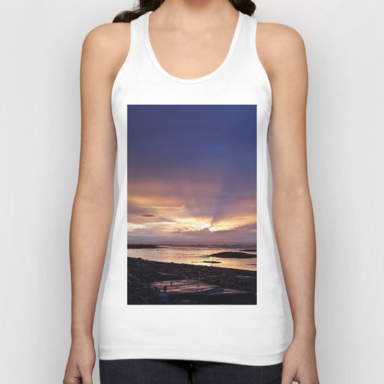 Beams of Light across the Sky Unisex Tank Top