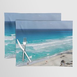 Mexico Photography - Beautiful Turquoise Water By The Beach Placemat