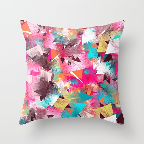 Colorful Place Throw Pillow