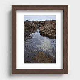 Tidal Pool Central Coast California Recessed Framed Print