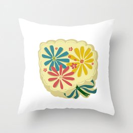 Lucy Floral Throw Pillow